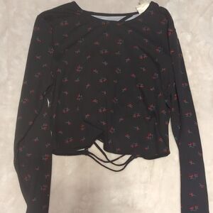 Elegant Floral Long Sleeve Top